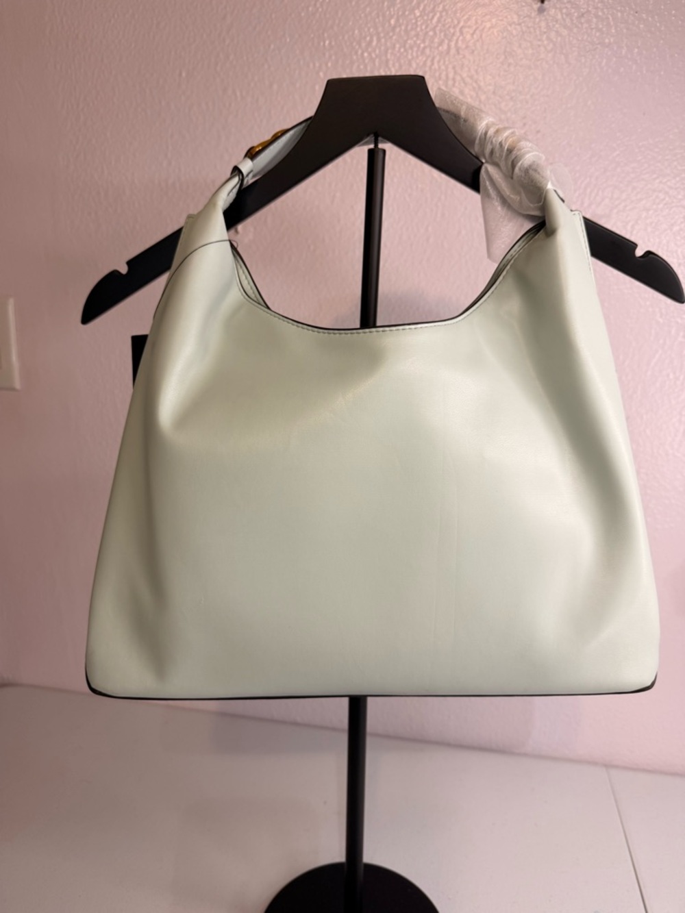 Donna Karan Belmore Hobo Bag Light Mint Green Gold Hardware
Dust Bag